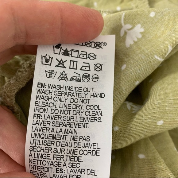 Billabong X The Salty Blonde In Bloom Dress Floral Calico Ruffle Beachy Boho - Picture 5 of 16